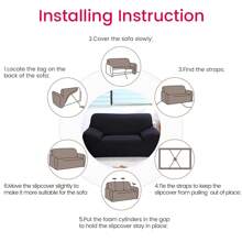 Sofa Covers - Black - View 8