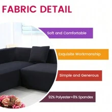 Sofa Covers - Black - View 7