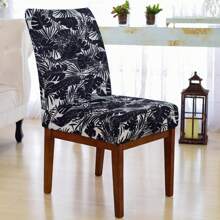 Charm Of Detail Chair Covers - Black Flower - View 3
