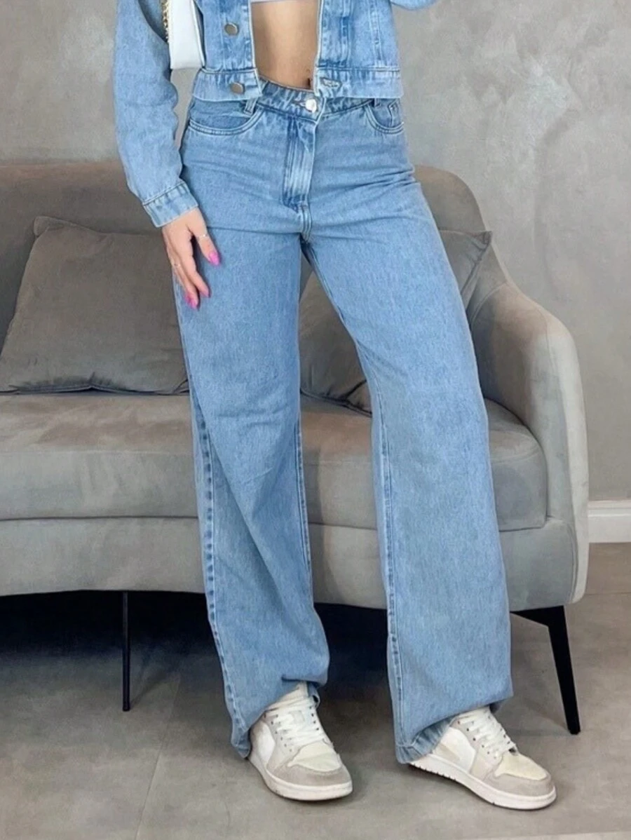 Women Jeans - Rửa trung bình - Xem 1