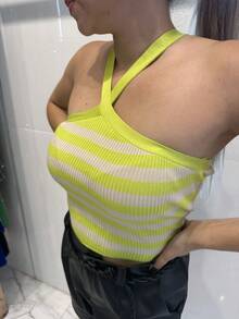 Women Tops - 綠色 - 查看 2