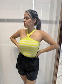 Women Tops - 綠色 - 查看 1