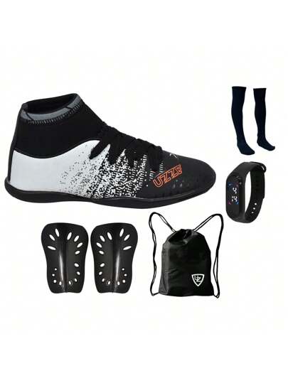 Uzze Sport Chuteira Futsal Salão Quadra Botinha Nova Infantil UZ
