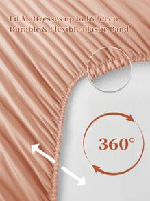 Bed Sheet Sets 3/4 Pieces - Double Brushed Microfiber Super Soft Hotel Sheet Set, 16 Inch Deep Pockets