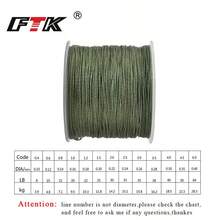Ftk 114m Pe编织线 钓鱼线 8-60lb,0.1-0.4毫米,4股多丝pe线,115米 线组 - 黃色 - 查看 2