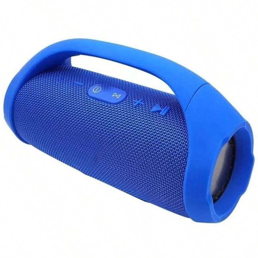 Bocina Portátil Inalámbrico BoonsBox Mini a Prueba de Salpicaduras Altavoz Bluetooth Portátil para Smartphones y Tablet PC, , Soporte de Tarjeta TF y Entrada AUX, Bluetooth - Azul - Ver 1