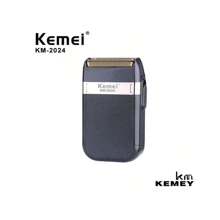 KEMEI KM-2024 ABS Reciprocating Electric Shaver EU Rechargeable Bread Trimmer Men Gifts Boyfriend Gifts Father Gifts Valentine Day Gifts - Black - View 6