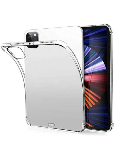 1pc Transparent TPU/Full Edge/Anti-Fall Protection/Four Corner Air Cushion/High Definition High Transparency/Silicone Soft Case/Transparent Shell/Protective Case/Compatible With IPad (Air4/5/6)/(7/8/9/10th Gen)/IPad 11 1A16(2025)