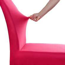 Charm Of Detail Chair Covers - 玫紅色 - 查看 3