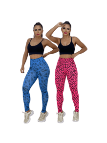 Plus Size Leggings - 彩色 - 查看 1