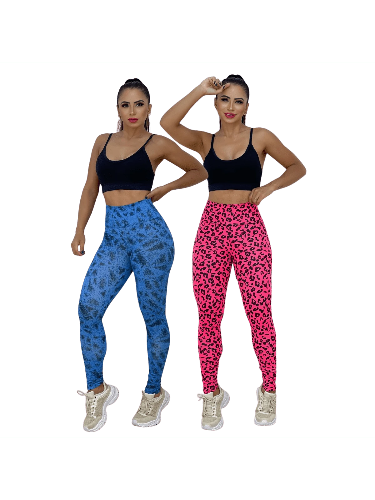 Plus Size Leggings - 彩色 - 查看 1