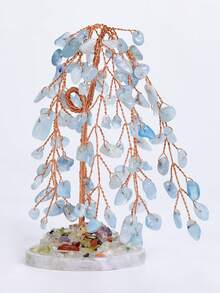 1 Cây pha lê lá liễu thạch anh tím thủ công - Trang trí đá quý tự nhiên cho gia đình và văn phòng - Trang trí và quà tặng cây may mắn - cây pha lê - Xem 19