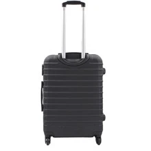 10KG Travel Suitcase With 360 Wheels And Telescopic Handle - Black - View 5