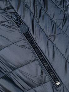 CHAMARRA LIGERA PARA DAMA, CHAMARRA DELGADA, CHAMARRA CON CAPUCHA REMOVIBLE, CHAMARRA CON CIERRE, CHAMARRA CON BOLSILLOS LATERALES - Azul Marino - Ver 5