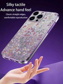 1 Ốp điện thoại TPU màu tím có họa tiết hoa và 1 miếng dán thẻ lấp lánh chuyển màu tím/ Ốp điện thoại lấp lánh/ Ốp điện thoại có dây đeo cổ tay/ Ốp điện thoại vui nhộn/ Ốp điện thoại iPhone/ Ốp điện thoại Android/ Ốp điện thoại/ Ốp điện thoại/ Ốp điện thoại Oppo/ Tương thích với iPhone 15 Pro Max/ Ốp điện thoại Iphone 14 Pro Max/ Ốp điện thoại A52 4g/ Ốp điện thoại A31 4g/ Ốp điện thoại A23/ Ốp điện thoại Redmi Note 11 Pro 4g/ Ốp điện thoại Redmi Note 12 4g/ Ốp điện thoại Oppo A54/ Ốp điện thoại A14/ Ốp điện thoại A54 - Màu tím - Xem 5