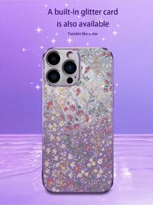 1 Ốp điện thoại TPU màu tím có họa tiết hoa và 1 miếng dán thẻ lấp lánh chuyển màu tím/ Ốp điện thoại lấp lánh/ Ốp điện thoại có dây đeo cổ tay/ Ốp điện thoại vui nhộn/ Ốp điện thoại iPhone/ Ốp điện thoại Android/ Ốp điện thoại/ Ốp điện thoại/ Ốp điện thoại Oppo/ Tương thích với iPhone 15 Pro Max/ Ốp điện thoại Iphone 14 Pro Max/ Ốp điện thoại A52 4g/ Ốp điện thoại A31 4g/ Ốp điện thoại A23/ Ốp điện thoại Redmi Note 11 Pro 4g/ Ốp điện thoại Redmi Note 12 4g/ Ốp điện thoại Oppo A54/ Ốp điện thoại A14/ Ốp điện thoại A54 - Màu tím - Xem 3