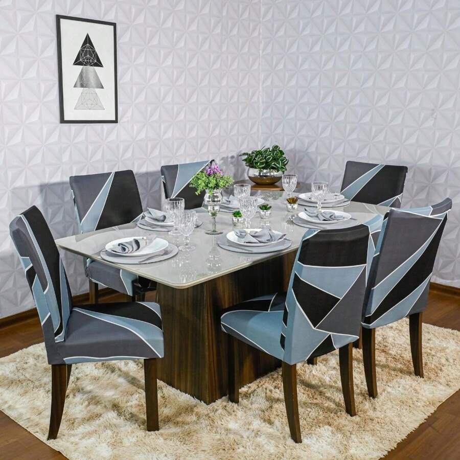 Charm Of Detail Chair Covers - Urban Geo - View 1