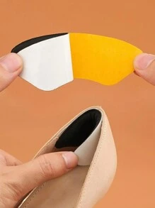 鞋跟墊,自黏式腳跟夾插入物,保護腳跟免受摩擦,提高舒適度和貼合度 - 黑色 - 查看 5