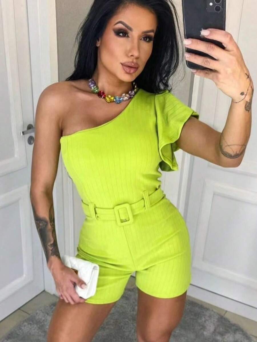 Women Jumpsuits - Màu xanh chanh - Xem 1