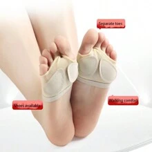 Belly Dance Shoes Ballet Gymnastics Latin Dance Foot Protector Pads For Forefoot Cushioning And Toe Support - Beige - View 1