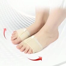 Belly Dance Shoes Ballet Gymnastics Latin Dance Foot Protector Pads For Forefoot Cushioning And Toe Support - Beige - View 2