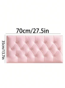 1 件 3d 软泡沫墙贴，防撞保护，自粘，防水，适用于幼儿园、卧室、客厅和榻榻米墙壁装饰，装修贴纸可撕墙板，墙纸，壁纸，春季装饰物品让您的家焕然一新，拉玛装饰贴纸 - 粉色 - 查看 2