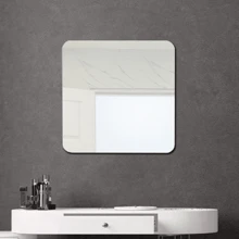 1pc Self Adhesive Acrylic Mirror, Mirror Tiles,20*20cm Flexible Plastic Mirror Sheets Wall Stickers,2MM Thick Mirror,Frameless Small Mirror,Makeup,Cheap,Room Decor,Vanity,Travel,Bedroom,Makeup Accessories,Mirror,Vanity Mirror,Cheap,Stocking Stuffers,Makeup,Makeup Tools,Cheap Stuff,Gifts,Gifts For Women,Christmas Gifts,Giveaways,Travel,Cheap Stuff,Travel Essential - Silver - View 1