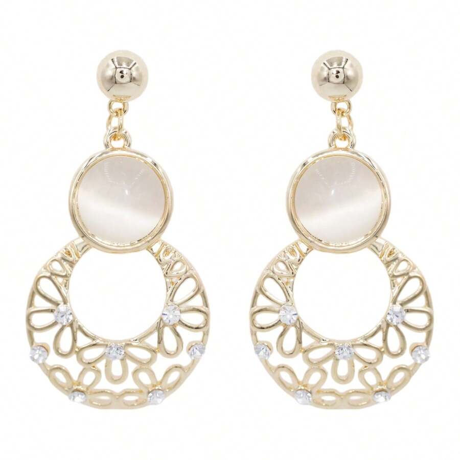 Stud Earrings - Đá - Xem 1