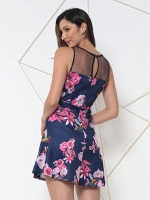Women Dresses - Màu xanh lam - Xem 7