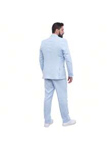 Men Suits - Màu xanh nhạt - Xem 5