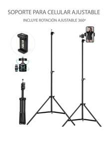 Selfiestick & Tripod Head - Black - View 3