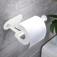 1 Miếng Thép không gỉ Hộp đựng khăn giấy , Hiện đại Chất rắn Khăn giấy Máy Phân phối Đối với Phòng tắm - trắng - Xem 1