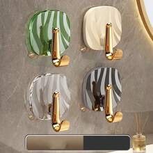 1個廚房掛鉤,壁掛式強力膠貼掛鉤,適用於家居,包袋,衣物,鑰匙,顏色隨機發送 - 彩色 - 查看 5