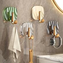 1個廚房掛鉤,壁掛式強力膠貼掛鉤,適用於家居,包袋,衣物,鑰匙,顏色隨機發送 - 彩色 - 查看 1