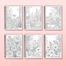 （原版全新加厚版，30 页）成人减压涂色书 - 螺旋装订，适合赠送朋友和家人，也可用作美术用品、返校礼物、生日礼物、派对回校礼物、母亲节、妈妈的礼物