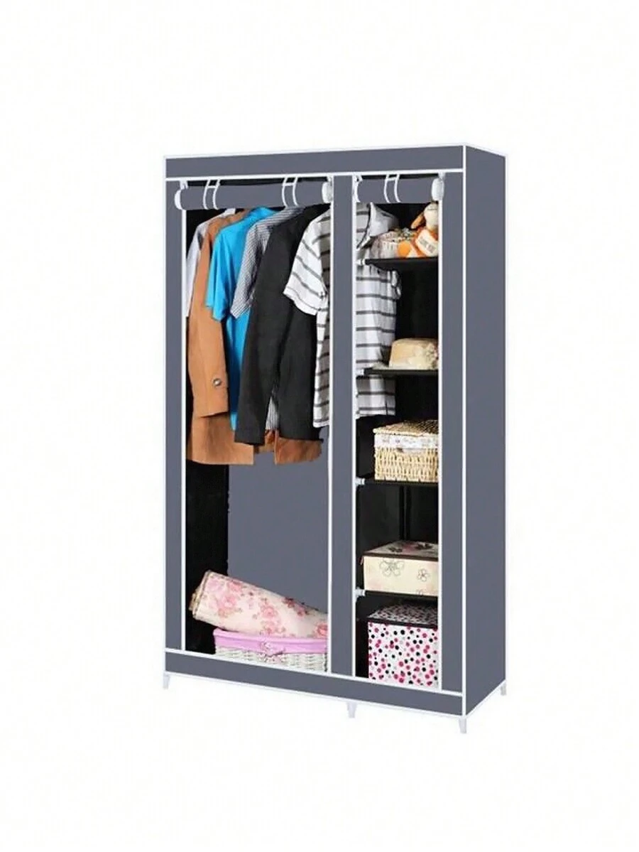 2 Door Wardrobe, Wardrobe, Large Portable Disassembly Closet