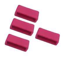 4 Pcs Watch Band Loop Holder Keeper For Resin Belt, Replacement Fastener Rings For Silicone Leather Rubber Watch Strap, Fastener Retainer Size 12 14 16 18 20 22mm As A Gift For Students Returning To School