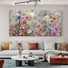 1pc Canvas Poster, Modern Art, Abstract Painting Large Wall Art Colorful Canvas Decorative Picture, Ideal Gift For Bedroom Living Room Corridor, Wall Art, Wall Decor, Fall Decor, Wall Decor, Room Decoration, No Frame