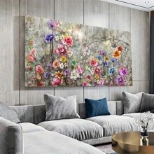 1pc Canvas Poster, Modern Art, Abstract Painting Large Wall Art Colorful Canvas Decorative Picture, Ideal Gift For Bedroom Living Room Corridor, Wall Art, Wall Decor, Fall Decor, Wall Decor, Room Decoration, No Frame