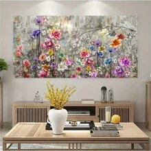 1pc Canvas Poster, Modern Art, Abstract Painting Large Wall Art Colorful Canvas Decorative Picture, Ideal Gift For Bedroom Living Room Corridor, Wall Art, Wall Decor, Fall Decor, Wall Decor, Room Decoration, No Frame