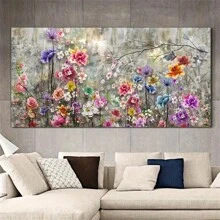 1pc Canvas Poster, Modern Art, Abstract Painting Large Wall Art Colorful Canvas Decorative Picture, Ideal Gift For Bedroom Living Room Corridor, Wall Art, Wall Decor, Fall Decor, Wall Decor, Room Decoration, No Frame