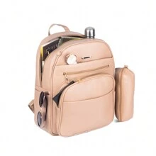 Women Functional Backpacks - 卡其色 - 查看 3