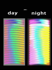 Adhesivo Reflectante Para Bicicleta, Adhesivos De Llanta 3d Geniales, Calcomanías De Bicicleta De Alta Iluminación - Multicolor - Ver 7