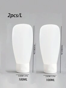 1 件/2 件便携式旅行分配瓶，带挤压功能，30ml/60ml/100ml 塑料容器，适用于香水、乳液、洗面奶、沐浴露、洗发水、客厅家居卧室浴室家居装饰、旅行用品、婚礼、派对、生日、送给男士、妈妈、爸爸、朋友的礼物、新年、配饰、趣味礼物