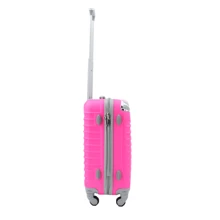 10KG Travel Suitcase With 360 Wheels And Telescopic Handle - Black and White - View 3