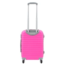 10KG Travel Suitcase With 360 Wheels And Telescopic Handle - Black and White - View 2