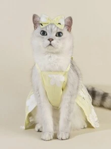 1 Bộ Hoa In Quần áo thú cưng - Nhiều màu - Xem 4