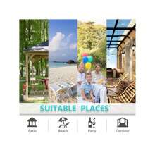 Waterproof Outdoor Curtains For Patios, High-Quality Thick Privacy Wind And Rain Grommet Outdoor Curtains For Porches, Pergolas, And Gazebos. - Blue - View 5