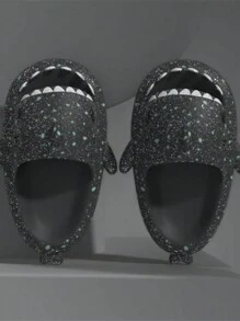 Sandalias Chanclas Tiburon Fluorescentes Brillantes en la Obscuridad Unisex - Rosa coral - Ver 9