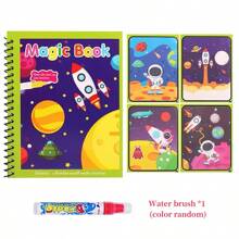 1 Miếng Creative Ảo thuật Viết tháu Sách Nước Bức tranh Có thể tái sử dụng Quyển sổ - 3-Vũ trụ tuyệt vời-(bao gồm bút màu ngẫu nhiên) - Xem 1